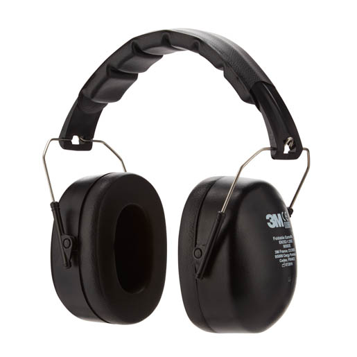 3M Kapselgehörschützer faltbar Schutzstufe 30,4dB, schwarz #90563EC1